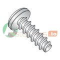 Newport Fasteners Thread Forming Screw, #6 x 5/8 in, Plain Stainless Steel Pan Head Phillips Drive, 5000 PK 355753
